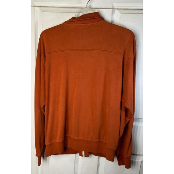 Eight Eight Sweat Jacket Men's XL Burnt Orange Long Sleeve Athletic Full Zip - Picture 8 of 8